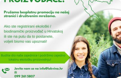 Besplatna promocija ekoloških proizvođača na našem webu – pridružite nam se