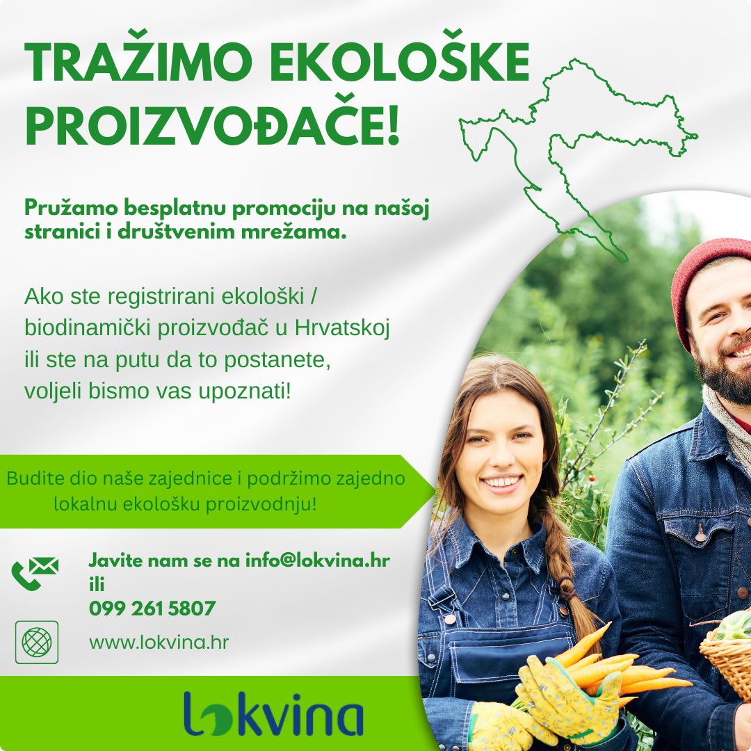 Besplatna promocija ekoloških proizvođača na našem webu – pridružite nam se