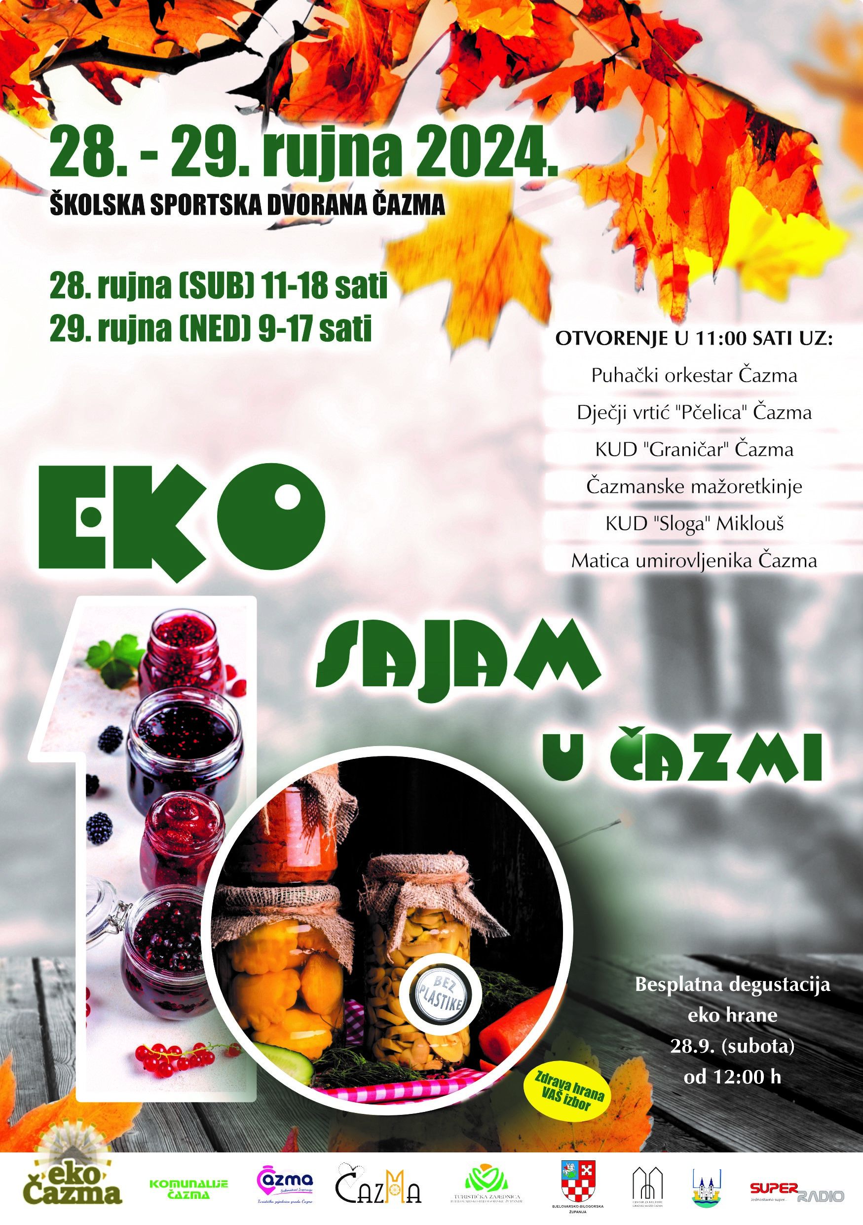 Posjetite nas na 10. Eko sajmu u Čazmi