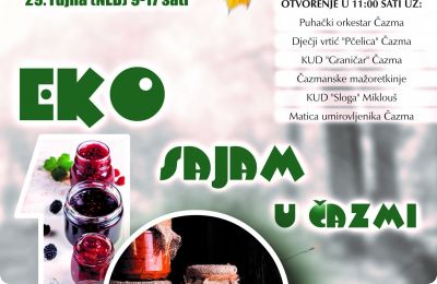 Posjetite nas na 10. Eko sajmu u Čazmi