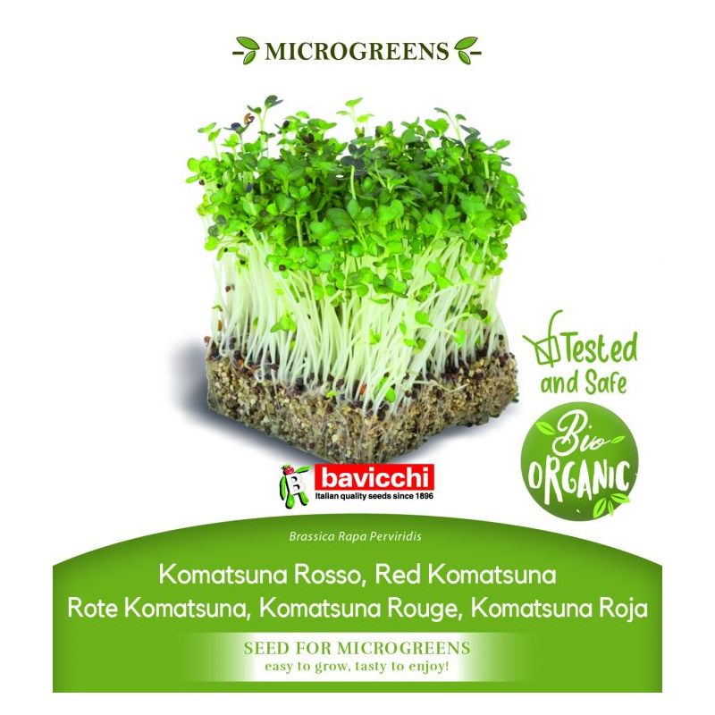 KOMATSUNA RED sjeme za microgreens Cijena, Akcija, Prodaja, Hrvatska