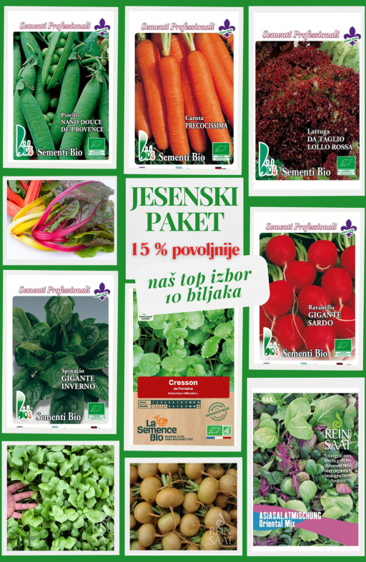 Jesenski paketić sjemena Cijena